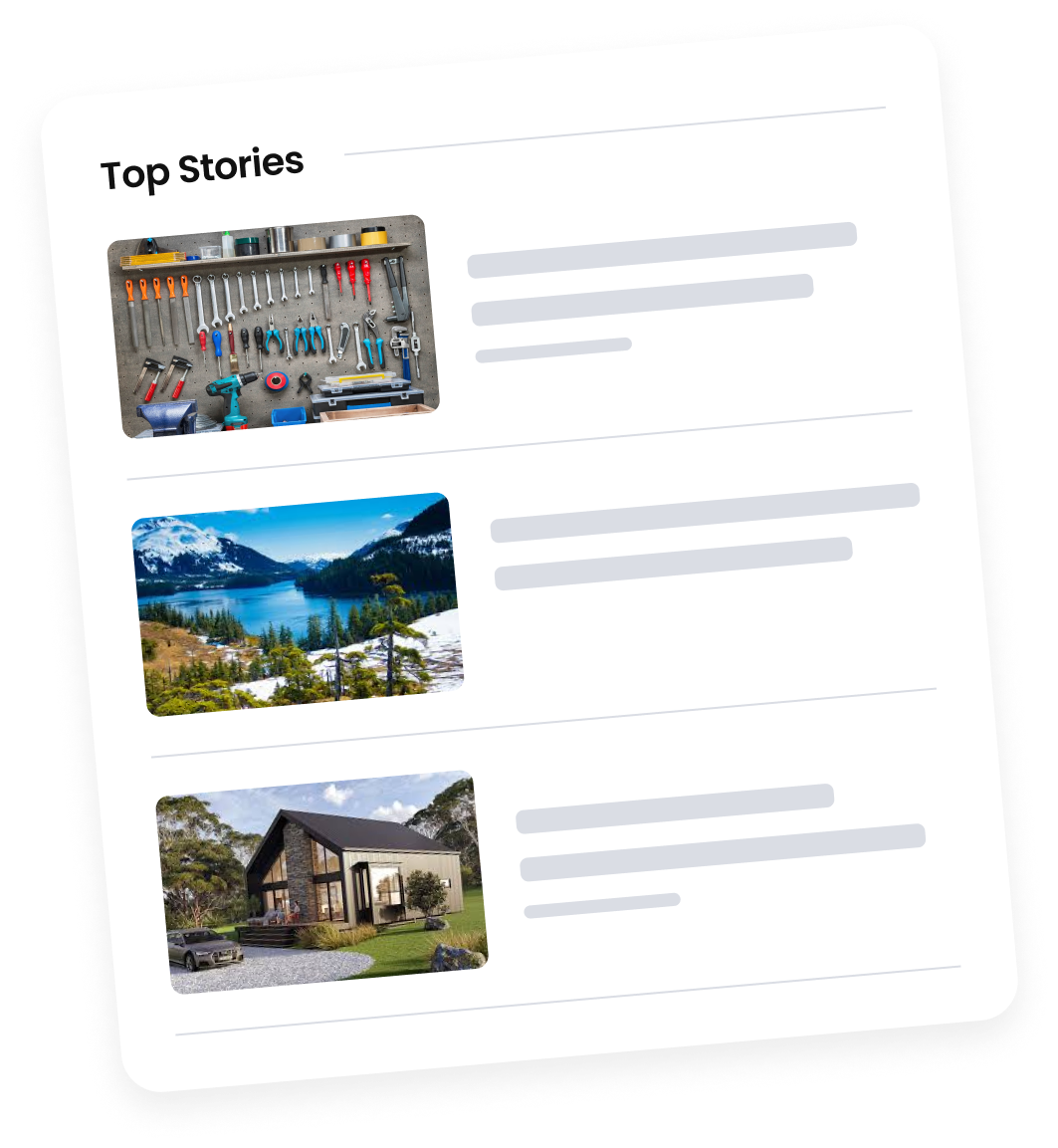 Marfeel Recommender - Top stories with branded content