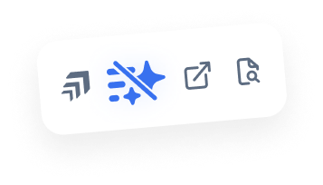 Marfeel Recommender - Exclusion action icons