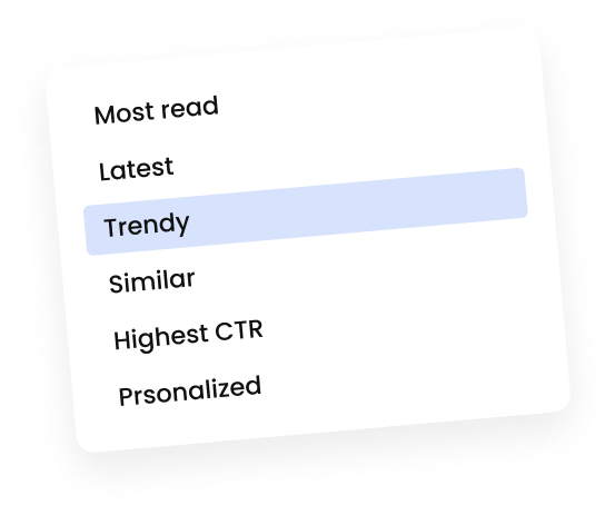 Marfeel Amplify - Ranking options